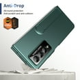 thumbnail image 3 of ELEHOLD Case For Samsung Galaxy Z Fold 3, HD Front Membrane Built-In Kickstand Military Grade Drop Protection, Anti-Fingerprint Lens Frame Cover Slim Fit Folding Case For Samsung Z Fold 3,Green, 3 of 9