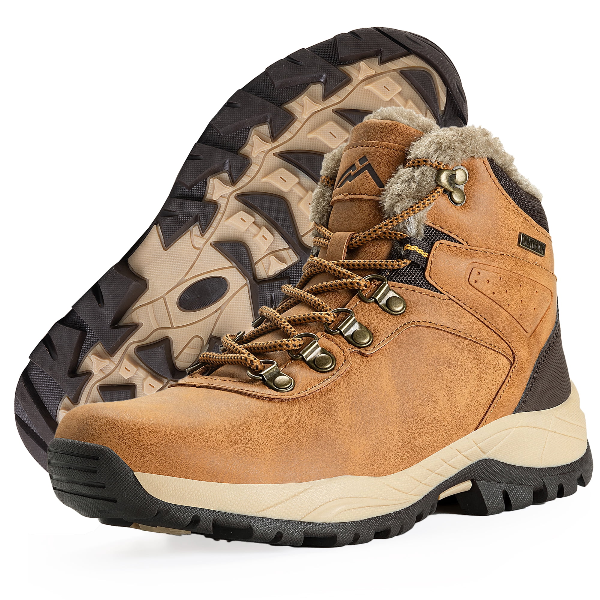CC-Los Waterproof Winter Snow Boots for Women – Warm Outdoor Hiking Booties, Ladies' Work Shoes