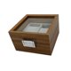thumbnail image 5 of Caja organizadora de relojes de madera Fernando con 2 ranuras elegante caja de exhibición de joyas, 5 of 8