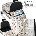 thumbnail image 4 of Sling Backpack,Vintage Ghost Halloween Pattern Crossbody Bag with Water Bottle Holder,Waterproof Sling Bag for Men/Women with Chest Phone Holder for Hiking,Travel, 4 of 6
