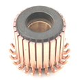 thumbnail image 2 of 22 X 9.915 X19.5(22.5) Mm 24P Teeth Copper Hook Type Electrical Motor Commutator, 2 of 7