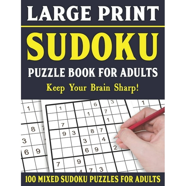e w frairya pzl large print sudoku puzzles brain games for adults easy medium and hard large print puzzles for adults vol 25 paperback large print walmart com walmart com