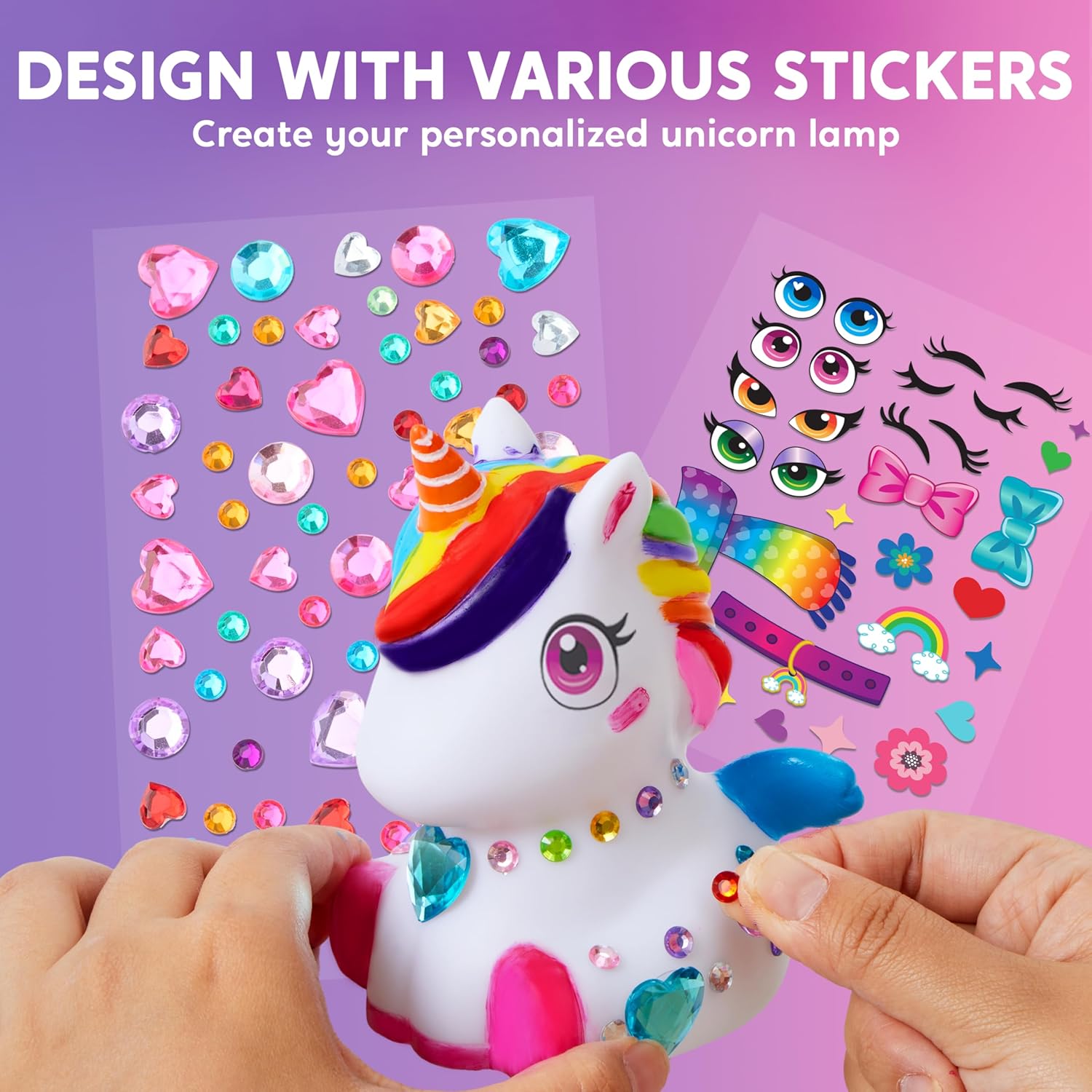 Joyfy Unicorn Painting Crafts Kit - DIY Night Light photo 2
