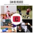 thumbnail image 5 of UPGRATOR 2 Pcs Brassards de Football Élastiques Élastiques Rouges Réutilisables Activités d'Équipe Hommes Femmes, 5 of 5