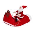 thumbnail image 2 of Christmas Dog Costumes, Dog Costumes for Small Dogs, Small Dog Christmas Costumes, Funny Santa Ride Dog Outfit, Warm Plush Pet Wear for Holiday Photo Booth, 2 of 6