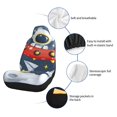 thumbnail image 6 of Sikiie Astronaut And Space Car Seat Covers 2PCs Front Car Seat Covers Universal fit for Most Cars SUVs and Trucks-2 PCS, 6 of 9
