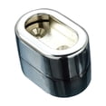 thumbnail image 1 of 2x Zócalo de Aleación Lado Bar Barra Colganet Holder Brida Ropa de Armario Color Plata, 1 of 7