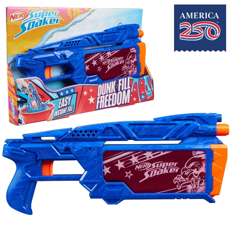 Nerf Super Soaker Dunk-Fill Freedom Water Blaster, Instant Fill