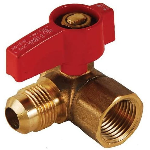 Avalon Angle Gas Valve 1/2" Male Flare x 1/2" FIP