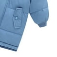 thumbnail image 5 of LFEOOST Jacket for Boys age 2-9 years Toddler Kids Little Girls Winter Solid Coats Windproof Outerwear Mediun Length Warm Blue 2-3 Years, 5 of 5