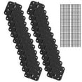 thumbnail image 2 of Cauldham (24 Pack) Heavy-Duty 4" Interior Door Hinges with 5/8" Radius Corners - Black, 2 of 7