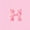 Pink S, variant on Manfei Initial Zipper Twin Comforter Sets with Fitted Sheet and 2 Pillowcases Christmas Zipper Bedding Set, Pink N, Pink Reversible