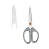 Beautiful Kitchen Scissors with Blade Cover in Grey Smoke by Drew Barrymore