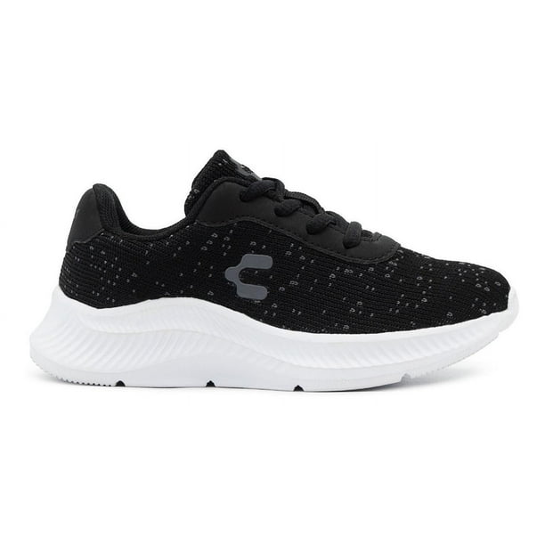 Tenis Casual Para Niño Charly Originales Textil 18-21.5 negro 20.5