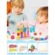 thumbnail image 4 of Montessori Wooden Beads Sequencing Toy Set, Stacking Blocks & Lacing Beads & Matching Shape Stacker, Montessori Toys for 2 3 4 5 Year Old STEM Prescho, 4 of 5