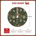thumbnail image 2 of Haiem Red Leaves Pattern Christmas Tree Skirt Merry Christmas Party Christmas Tree Decoration,New Year Decorations-36", 2 of 6