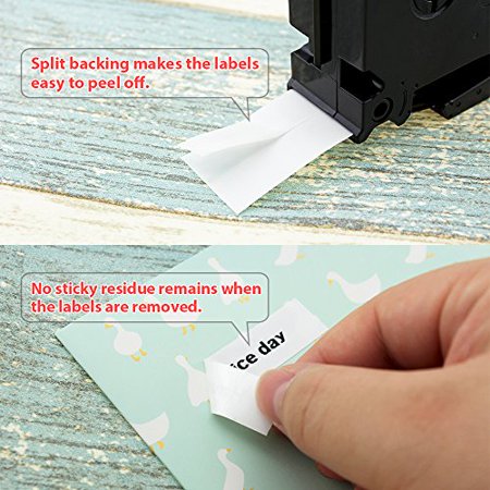 5 Pack TZe-231 P Touch Label Maker Tape, TZe Tape 12mm 0.47 inch Laminated White Compatible with Brother P-Touch Cube,