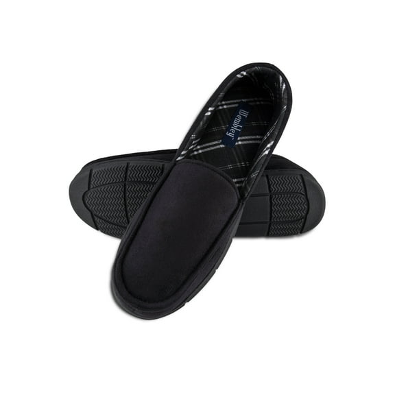Wembley Men's Classic Indoor/Outdoor Microsuede Venetian and Moccasin Slippers