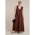 thumbnail image 2 of ELOQUII Women's Plus Size Shirred Neckline Tank Dress, 2 of 6