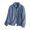 Blue, variant on Women's Sherpa Fleece Jacket, Stand Collar Zip Front Plush Lined Cardigan, Cozy and Warm for Casual Winter Outerwear, Lounge, and Cold Weather-Green