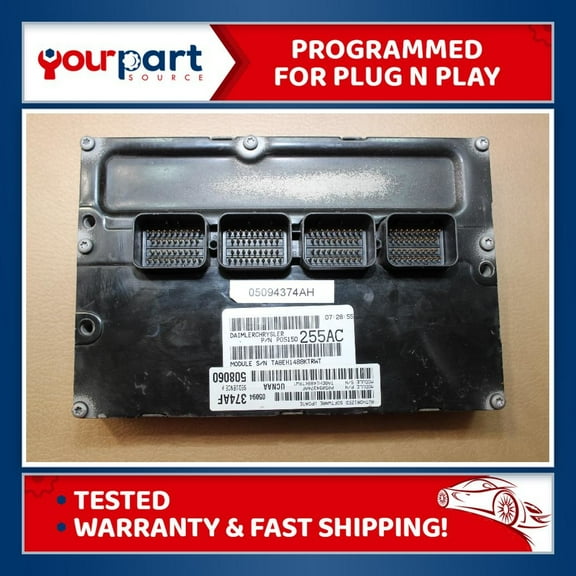 2008 DODGE RAM 1500 4.7L ECU ECM PCM ENGINE CONTROL COMPUTER 05094374AH PROBADA PCM