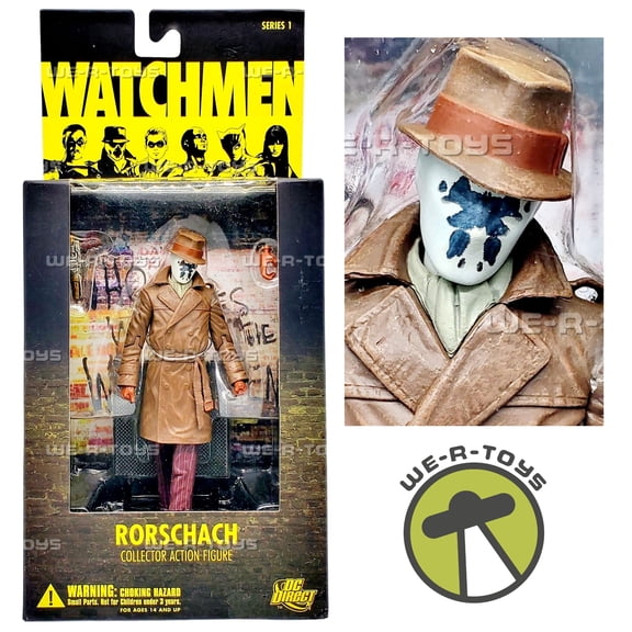 DC Comics Watchmen Rorschach Action Figure DC Direct 27587