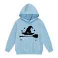 thumbnail image 4 of XXWXYD Girls Hoodie Cute Halloween Graphic Print, Long Sleeve Fleece Cotton Pullover, Oversized Cotton Fleece Crewneck - Cute Halloween Outfit for Toddler Girls Kids Youth, 4 of 4