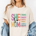 thumbnail image 2 of She is Mom T-shirt, Retro Mother Shirt, Blessed Mom Tee, Mom Shirt, Mother's Day Tshirt, Gift for Mom, Retro Mama Quotes, 2 of 7