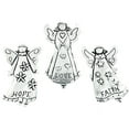 thumbnail image 2 of Faith Love Hope Angels Set of 3 Pewter Magnets w/ Gift Box, 2 of 3