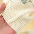 thumbnail image 5 of lnmuld Cute Sweaters Girls Winter Long Sleeve Embroidered Flower Knitting Sweater Warm Sweater Fall Clothes Size:18-24 Months, 5 of 8