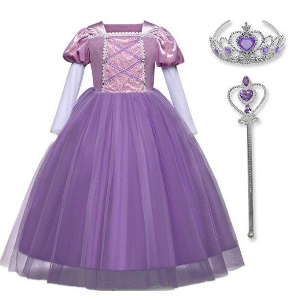 Ropa De Halloween Para Niña , Disfraces De Boutique De Navidad Para Niños , Princesa , Juegos De Rol , Vestidos Con Accesorios De 4 A 10 Años