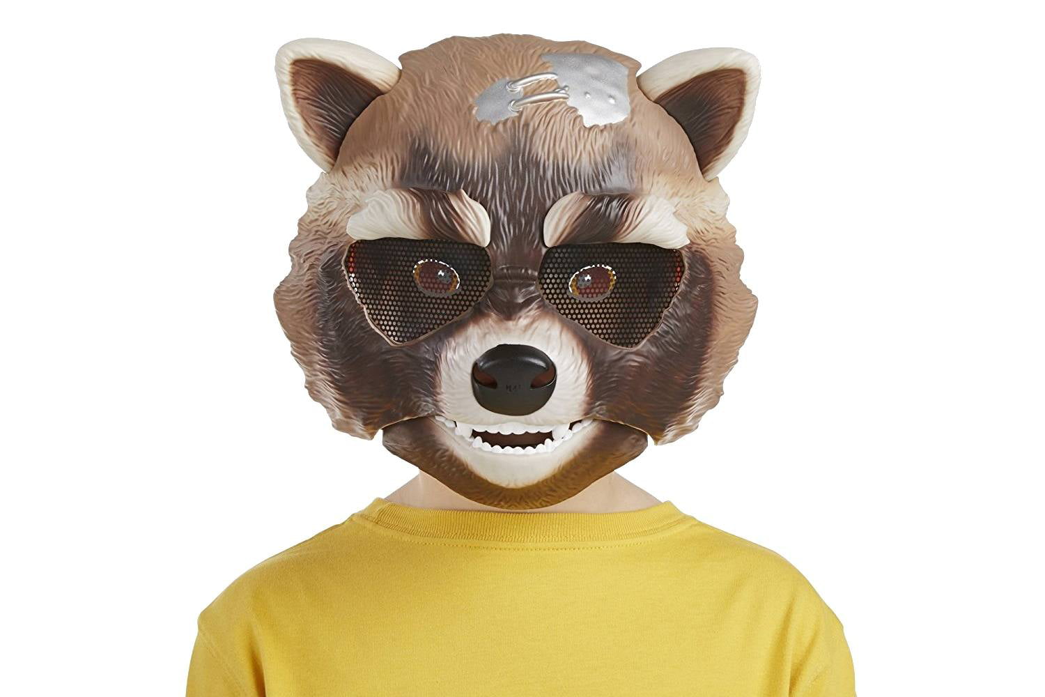 Guardians of the Galaxy Rocket Raccoon Mask Move Mouth Eyebrows & Ears Move New 