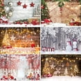 thumbnail image 2 of Telón de fondo de madera de Navidad, regalo de bola, tablones de corona de pino, tablero, fiesta de año nuevo, fondos fotográficos de bebé, sesión fotográfica, estudio fotográfico, 2 of 4