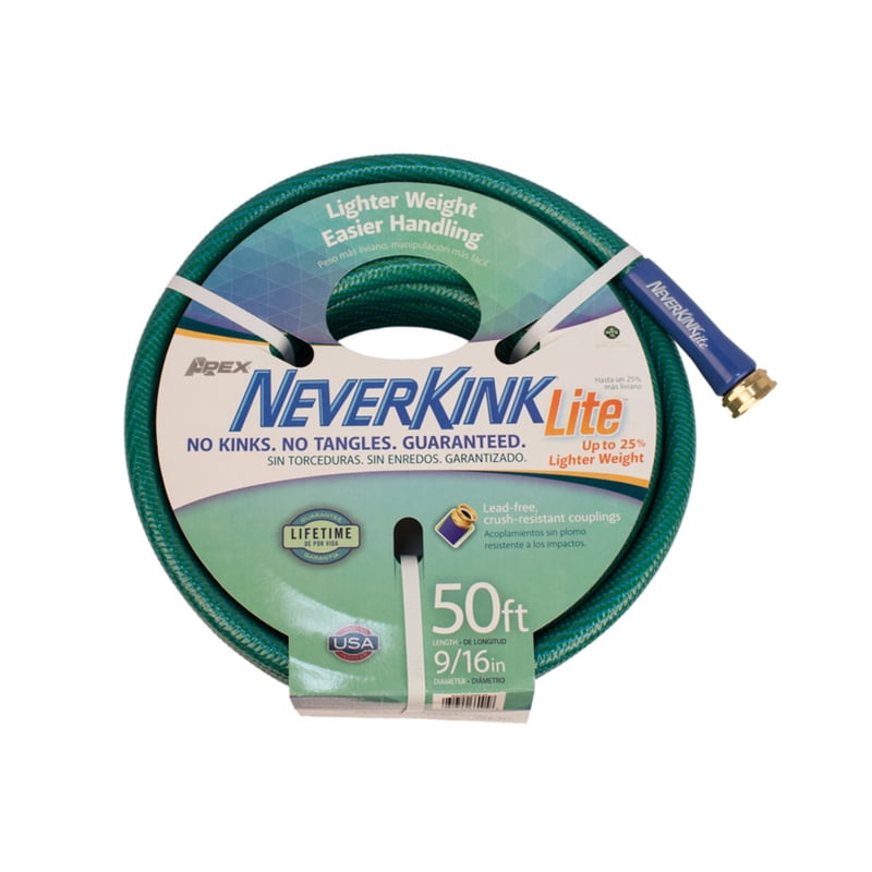 Teknor Apex Neverkink Lite 9 16 In Dia X 50 Ft L Light Duty Green Garden Hose Com - Apex Garden Hose 50 Ft Teknor Apex Neverkink Lite 9 16 In Dia X 50 Ft L Light Duty Green Garden Hose Com - Apex Garden Hose 50 Ft