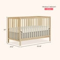 thumbnail image 5 of Dream On Me Synergy MOD Crib, Made with Sustainable New Zealand Pinewood, Natural, 5 of 7