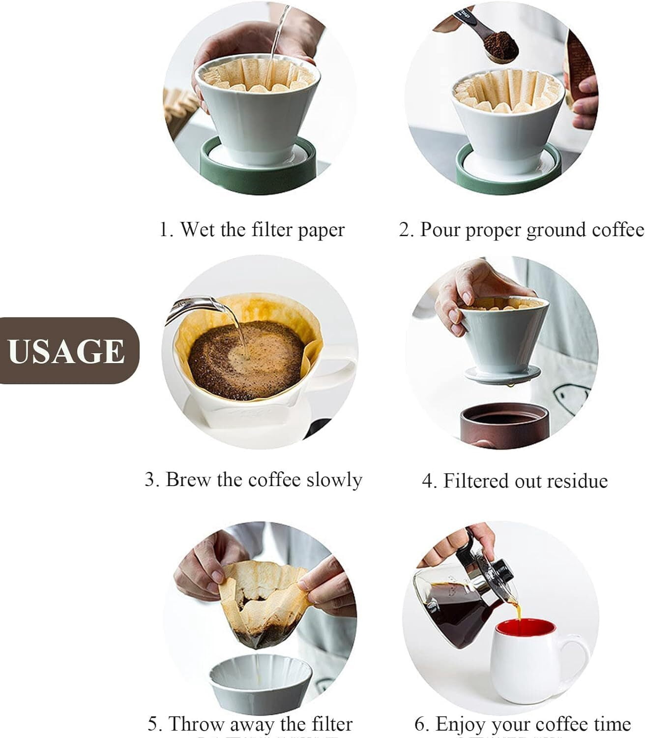 Siloon, Coffee Filters, 2-5 Cup, Pack of 100, Unbleached Natural Brown -  Walmart.com