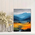 thumbnail image 2 of Misty Missoula Montana Canvas Print, Abstract City Landscape, Home Wall Decor, 2 of 8