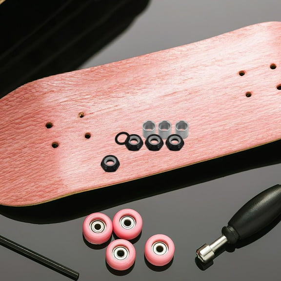 HOMEMAXS 1 Set Skateboard Truck Hardware Kit Skateboard Fittings Metal Screws Nuts Washers Sleeves Spacers And Speed Rings Set Skateboard Washers