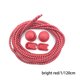 thumbnail image 5 of Minnieouse 1 par de zapatillas deportivas con cordones para zapatos de 120cm, cordones para correr con hebillas, cuerdas elásticas, cordón de decoración, Accesorios de disfraces Rojo Minnieouse AP012627-02, 5 of 6