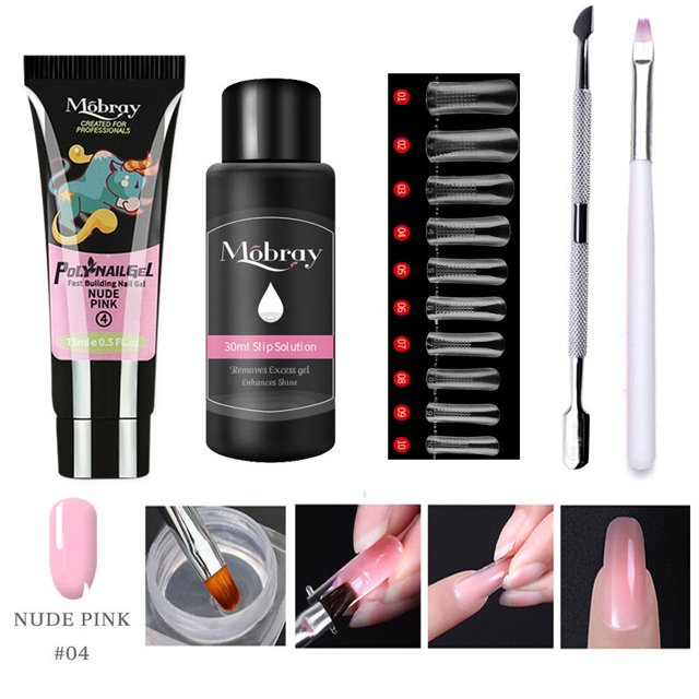 Juego de 5 uds de Gel de extensión polivinílica para decoración de uñas francesa Tan Jianjun unisex
