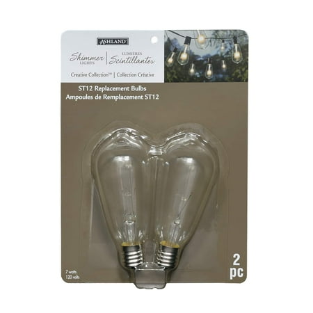 

MICHAELS Bulk 16 Packs: 2 ct. (32 total) Creative Collection™ Shimmer Lights Edison Replacement ST12 Bulbs by Ashland™