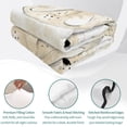 thumbnail image 4 of Full Quilt Set 78''x90'', Sand Dollar Coastal Lightweight Summer Bedspread Coverlet Set with 2 Pillow Shams, Summer Beach Beige Ocean Breathable All Season Quilt Bedding for Bedroom/Guest Room, 4 of 9