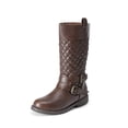 thumbnail image 1 of Botas de Montar de Moda para Niñas hasta la Rodilla DREAM PAIRS Talla 2 Marrón, 1 of 5