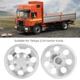 thumbnail image 4 of RC Car Wheel Rims, RC Trailer Front Rear Wheels Rims Hubs with 7 Spokes for 1/14 Tractor Truck[Front hub], 4 of 8