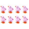 thumbnail image 4 of Miangastore 8Pcs Cat Toys Clockwork Spring Plaything Plush Chick Teasing Toys (Random Color), 4 of 9