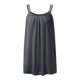 thumbnail image 5 of Camiseta sin mangas con tirantes de encaje y pliegues de gasa lisa para mujer, tallas grandes - Sin mangas, cuello redondo, poliéster/gasa, ropa de playa para el verano, 1 pieza, 5 of 5
