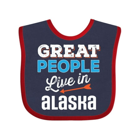 

Inktastic Alaska Novelty Gift Gift Baby Boy or Baby Girl Bib