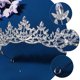 thumbnail image 4 of IDEANATEGRATE Accesorio Para Novia Con Tiara Plateada De Diamantes De Imitación, 4 of 8