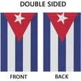 thumbnail image 2 of Cuba Garden Flags 12.5 x 18 Inches Double Sided Vivid Color and Fade Proof Small Cuban Yard Flags for Indoor and Outdoor Decorations (Cuba), 2 of 5