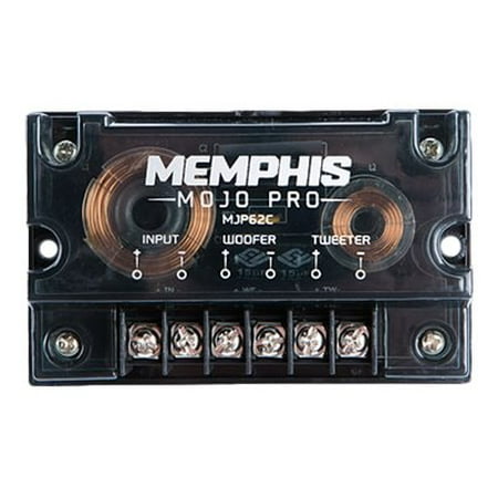 Memphis Car Audio - MOJO Pro 6-1/2" 2-Way Car Speakers (Pair) - Silver/Black
